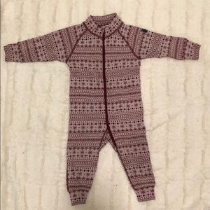 Polarn O.Pyret Merino Romper 6-9months, 74cm